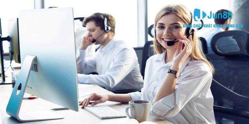 Dịch vụ hỗ trợ người cực kỳ bài bản tại jun88