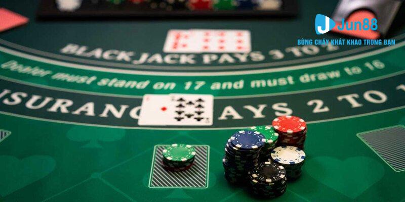 Giá trị điểm của từng lá bài trong blackjack jun88