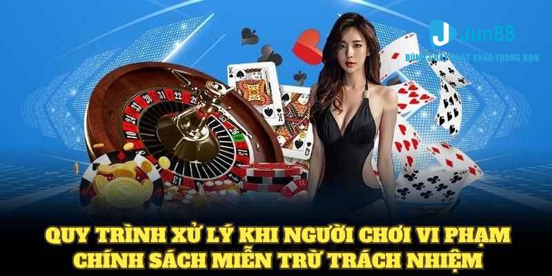 Quy trình xử lý khi người chơi vi phạm chính sách miễn trừ trách nhiệm